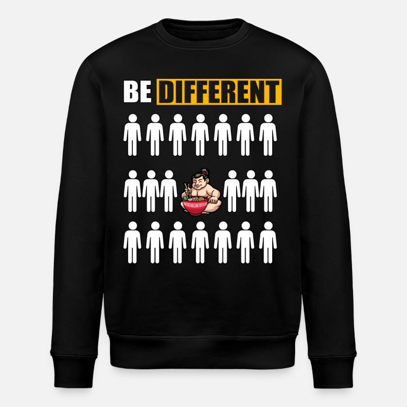 Sumo be different - Stanley/Stella ROLLER Unisex Organic Sweatshirt - black