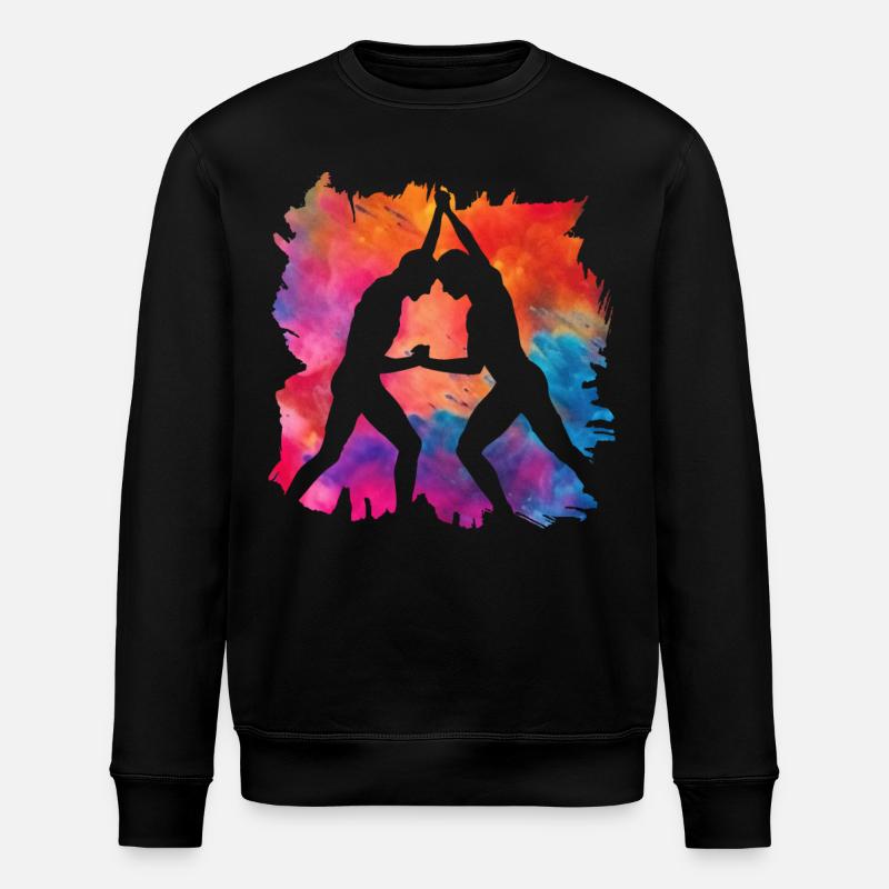 Ringen - Stanley/Stella Unisex Bio-Sweatshirt ROLLER - Schwarz