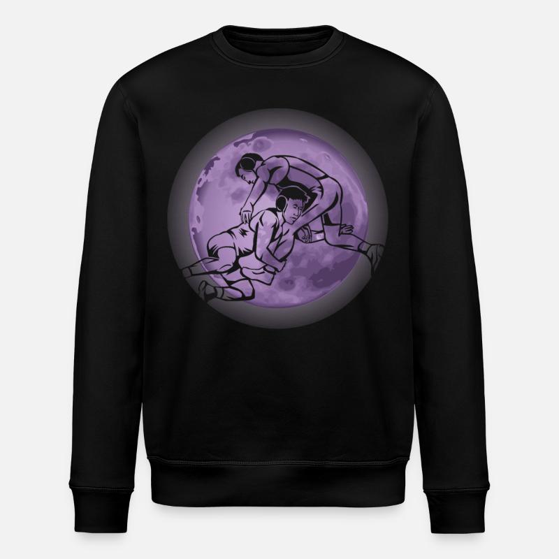 Wrestling - Stanley/Stella ROLLER Unisex Organic Sweatshirt - black