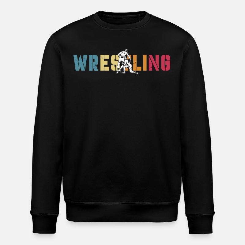 Wrestling - Stanley/Stella Unisex Bio-Sweatshirt ROLLER - Schwarz