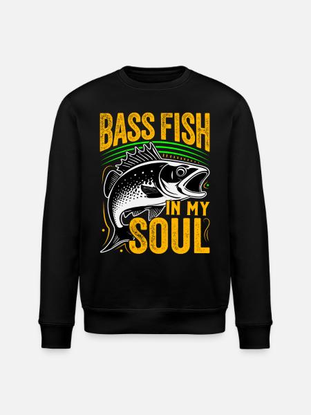 Barschfisch in meiner Seele - Stanley/Stella Unisex Bio-Sweatshirt ROLLER - Schwarz