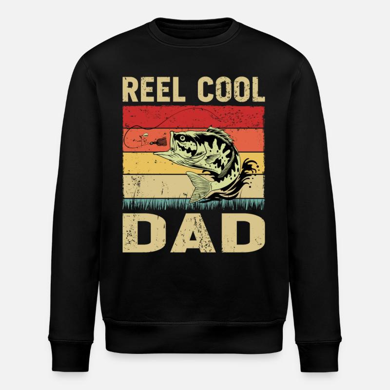 Rolle Cool Dad - Stanley/Stella Unisex Bio-Sweatshirt ROLLER - Schwarz