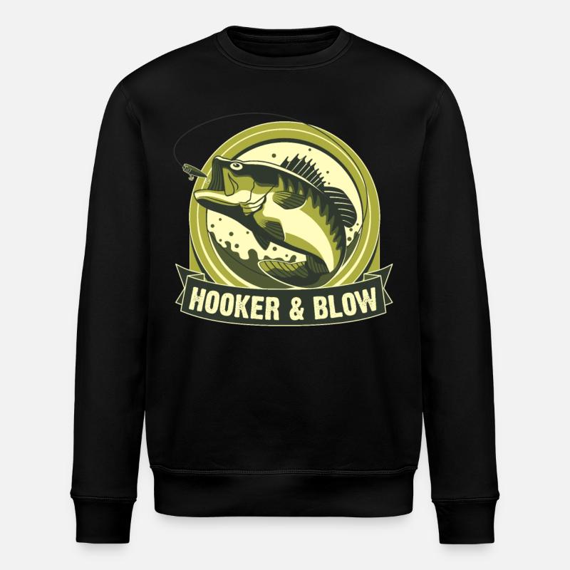 Nutten und Koks - Stanley/Stella Unisex Bio-Sweatshirt ROLLER - Schwarz