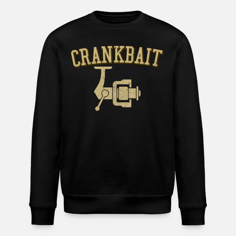 Crankbait - Stanley/Stella ROLLER Unisex Organic Sweatshirt - black