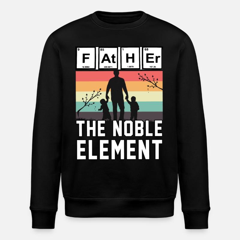 Père le noble élément - Sweat bio ROLLER Stanley/Stella Unisexe - noir