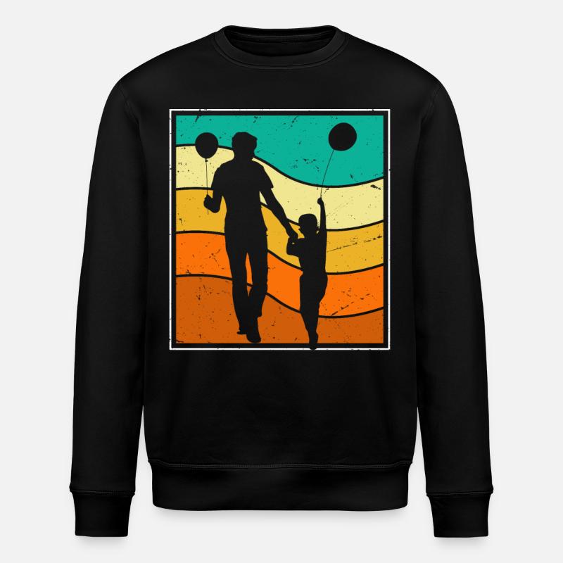 Papa - Sweat bio ROLLER Stanley/Stella Unisexe - noir