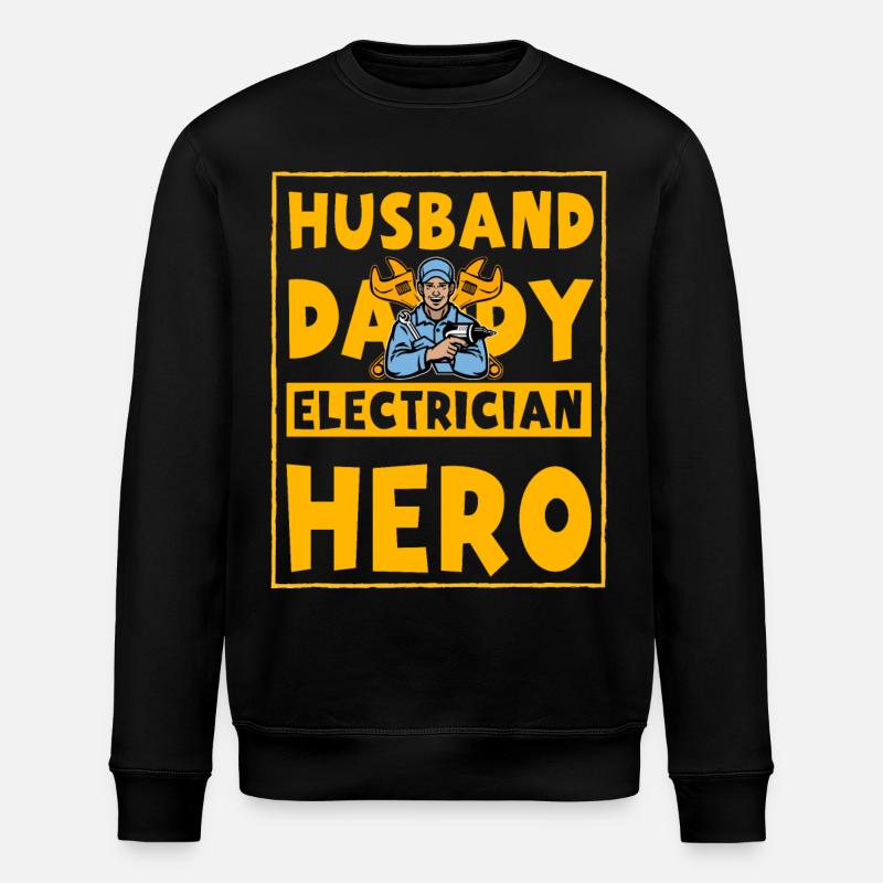 Mari Papa Électricien Héros - Sweat bio ROLLER Stanley/Stella Unisexe - noir