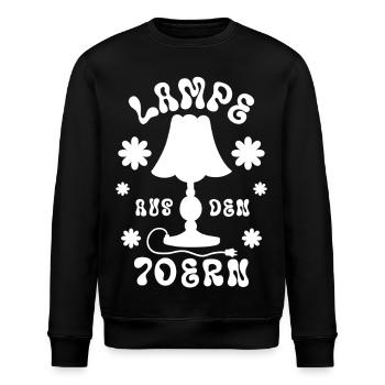 Lampe aus den 70ern - Stanley/Stella Unisex Bio-Sweatshirt ROLLER - Schwarz - Vorne - Nik (191cm)