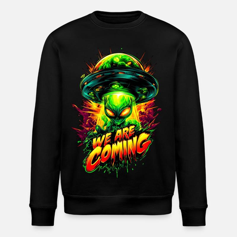 We are comming - Stanley/Stella ROLLER Unisex Organic Sweatshirt - black