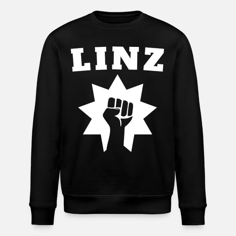 Linz - Stanley/Stella ROLLER Unisex Organic Sweatshirt - black