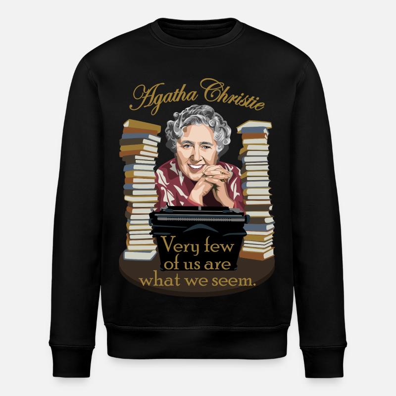 Agatha Christie - Sweat bio ROLLER Stanley/Stella Unisexe - noir