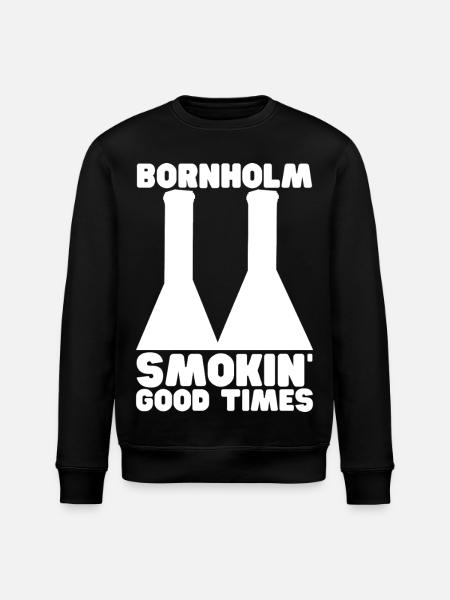 Bornholm Smokehouse Rogeri - Stanley/Stella ROLLER Unisex Organic Sweatshirt - black