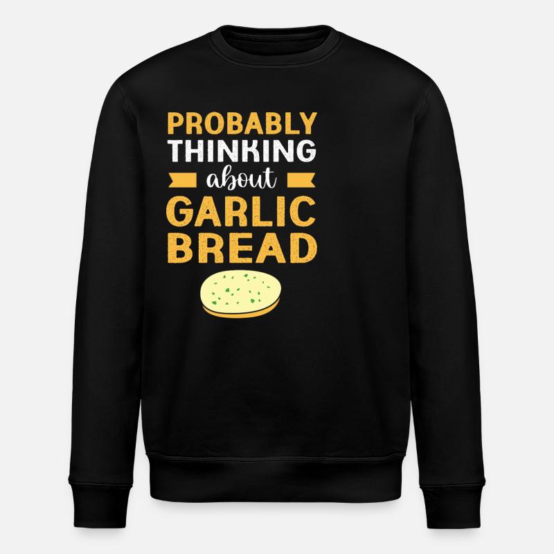 Bread Garlic - Stanley/Stella ROLLER Unisex Organic Sweatshirt - black