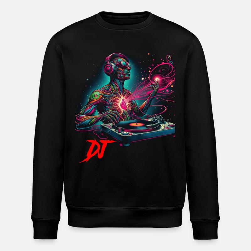 Dj - Stanley/Stella Unisex Bio-Sweatshirt ROLLER - Schwarz
