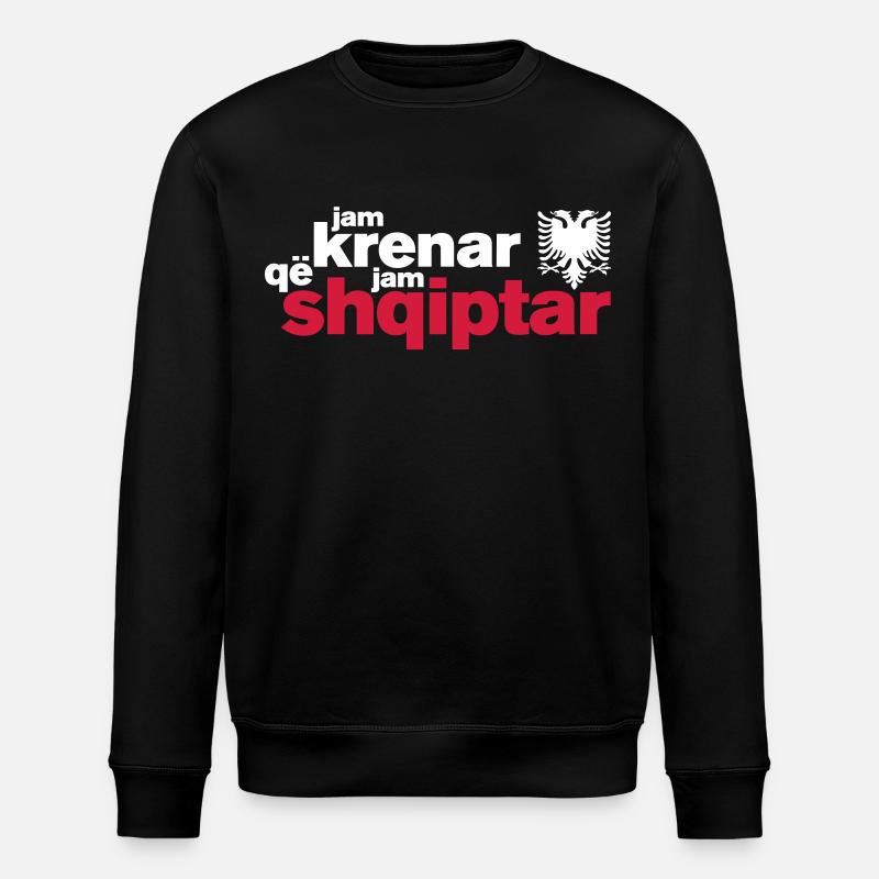 Krenar qe jam Shqiptar - Sweat bio ROLLER Stanley/Stella Unisexe - noir