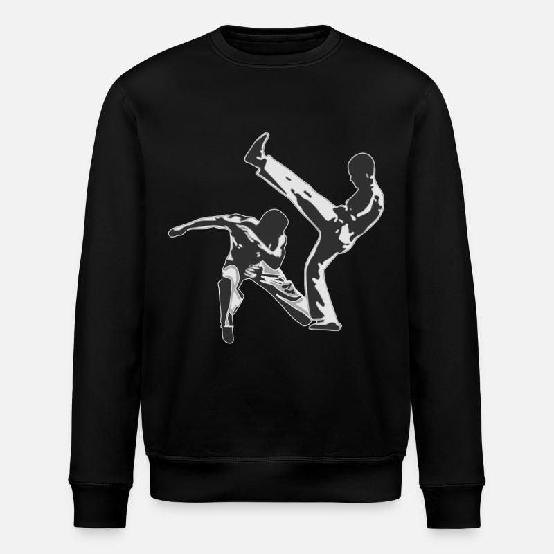 capoeira 3 - Stanley/Stella Unisex Bio-Sweatshirt ROLLER - Schwarz