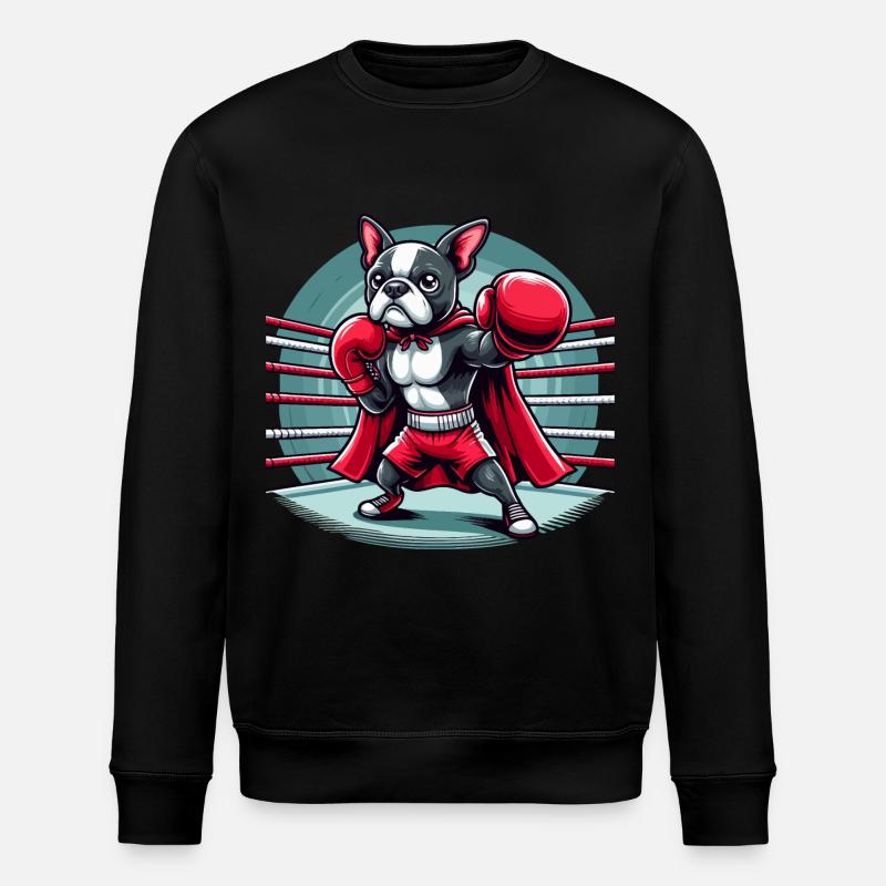 Boxe canine - Sweat bio ROLLER Stanley/Stella Unisexe - noir