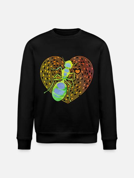 fourmi - Sweat bio ROLLER Stanley/Stella Unisexe - noir