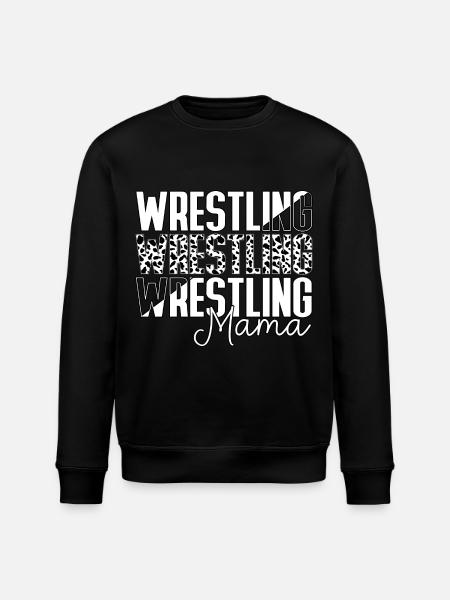 Wrestling Mom - Stanley/Stella ROLLER Unisex Organic Sweatshirt - black