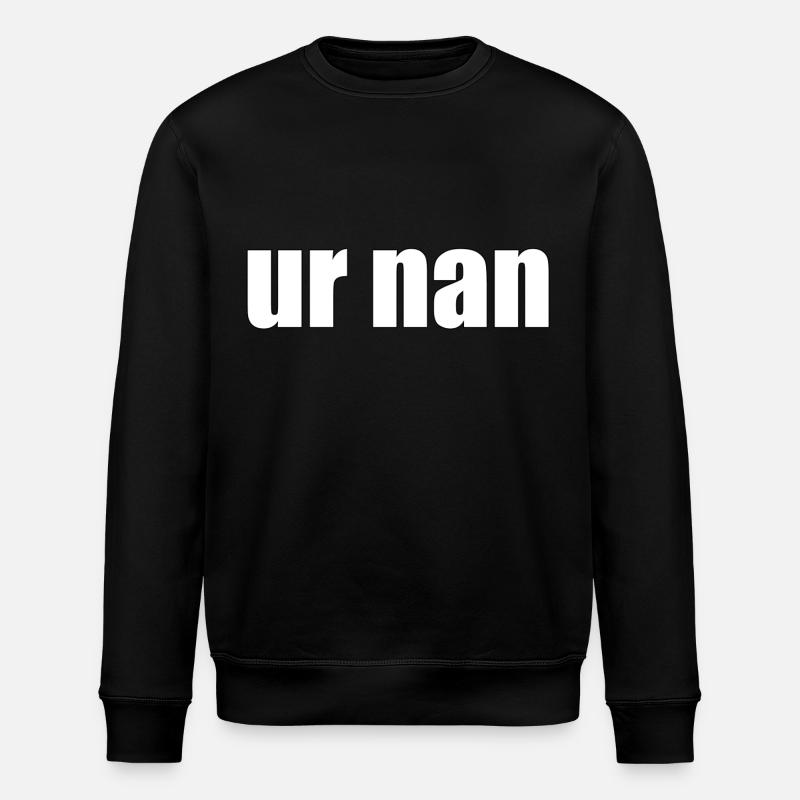 ur nan - Stanley/Stella ROLLER Unisex Organic Sweatshirt - black