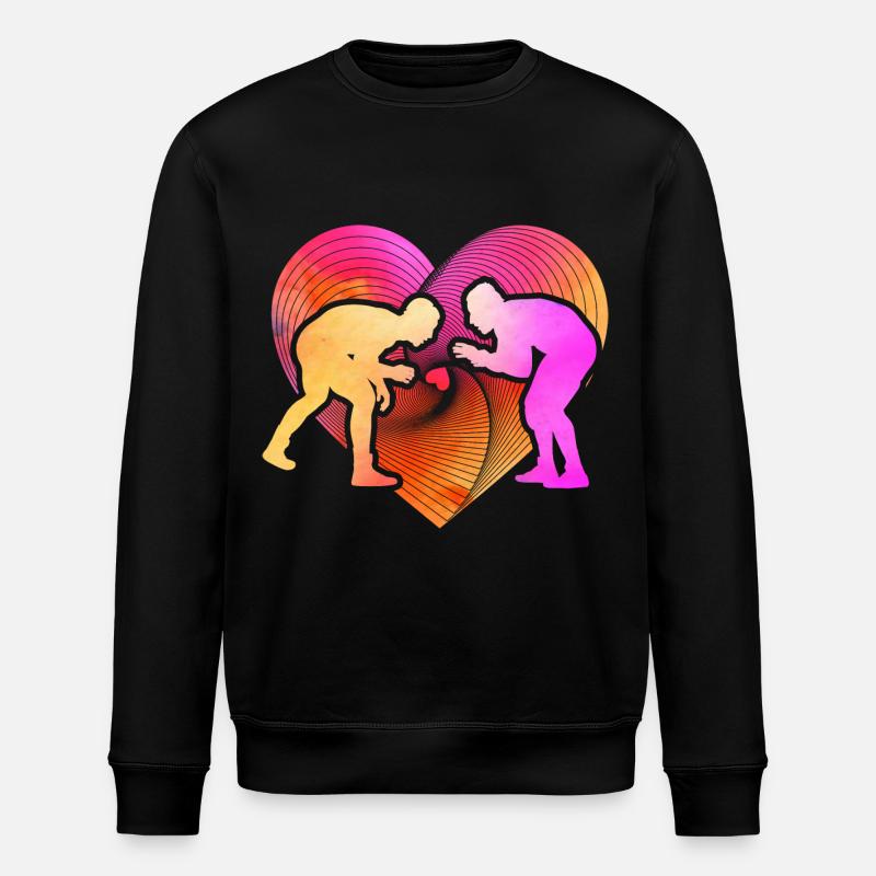 Lutte - Sweat bio ROLLER Stanley/Stella Unisexe - noir