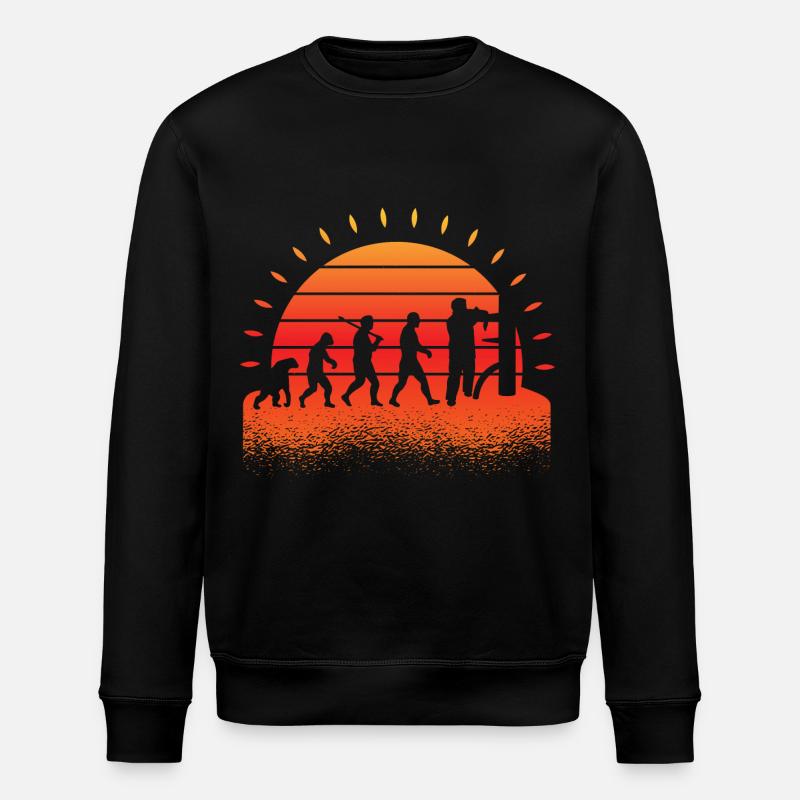 Wing Chun Evolution - Stanley/Stella ROLLER Unisex Organic Sweatshirt - black