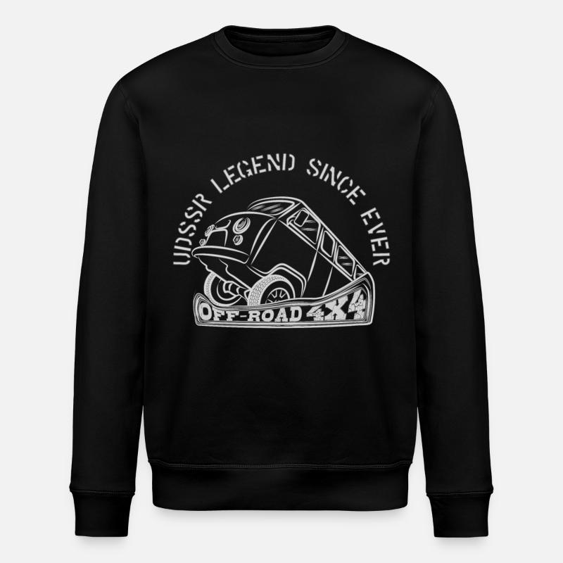 UDSSR LEGEND SINCE EVER - Stanley/Stella Unisex Bio-Sweatshirt ROLLER - Schwarz