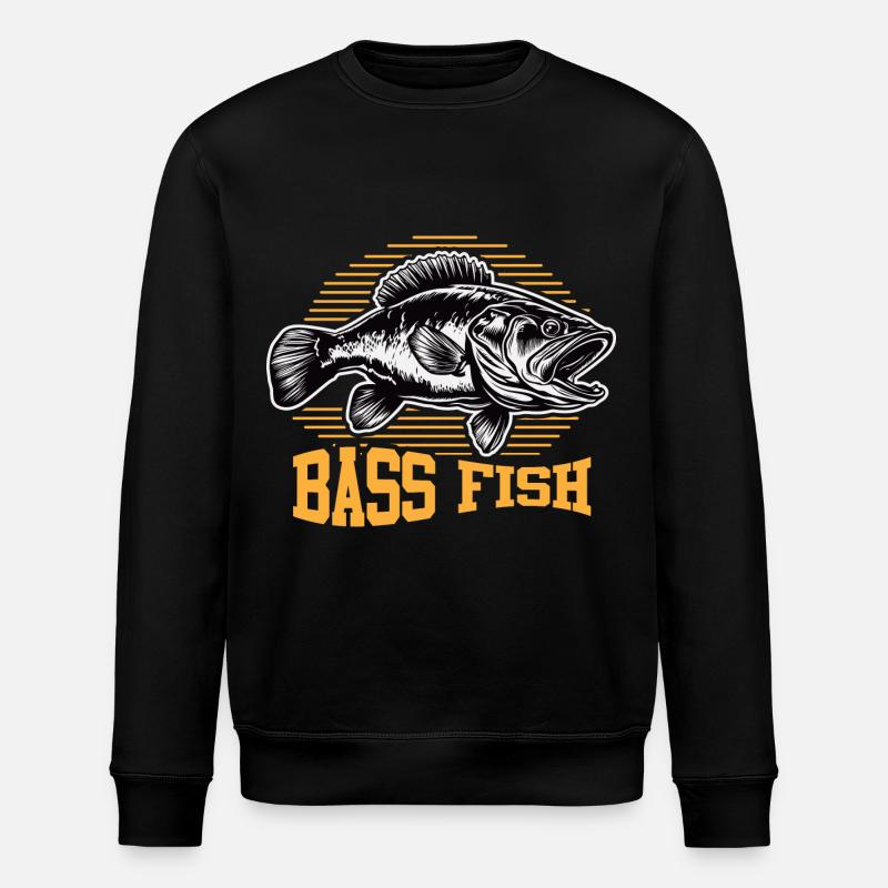 Barsch-Fisch - Stanley/Stella Unisex Bio-Sweatshirt ROLLER - Schwarz