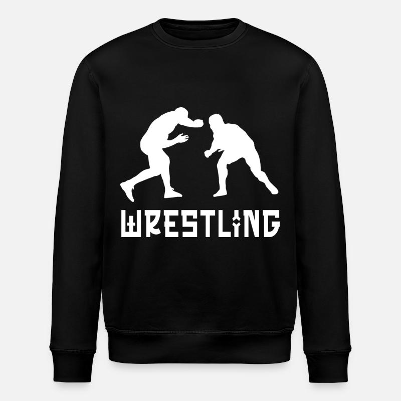 Wrestling - Stanley/Stella ROLLER Unisex Organic Sweatshirt - black