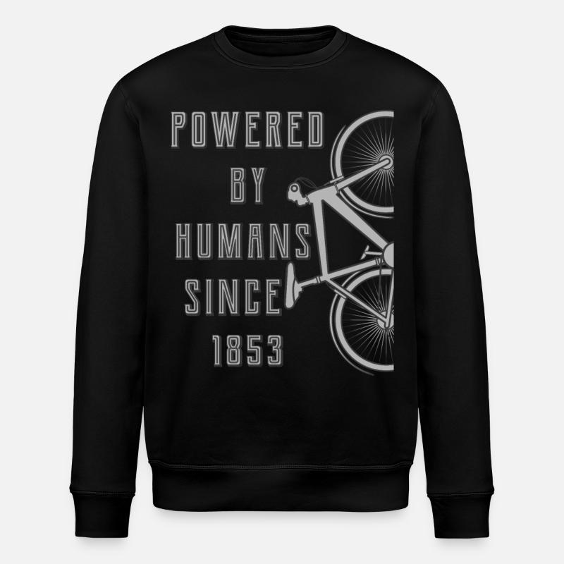 POWERED BY HUMANS SINCE 1853 - Stanley/Stella ROLLER Unisex Organic Sweatshirt - black