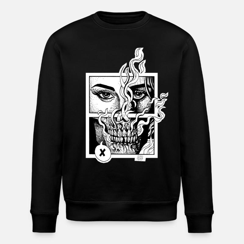 Stranger end - Stanley/Stella ROLLER Unisex Organic Sweatshirt - black