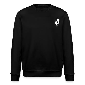 Barfuß Füße - Stanley/Stella Unisex Bio-Sweatshirt ROLLER - Schwarz - Vorne - Nik (191cm)