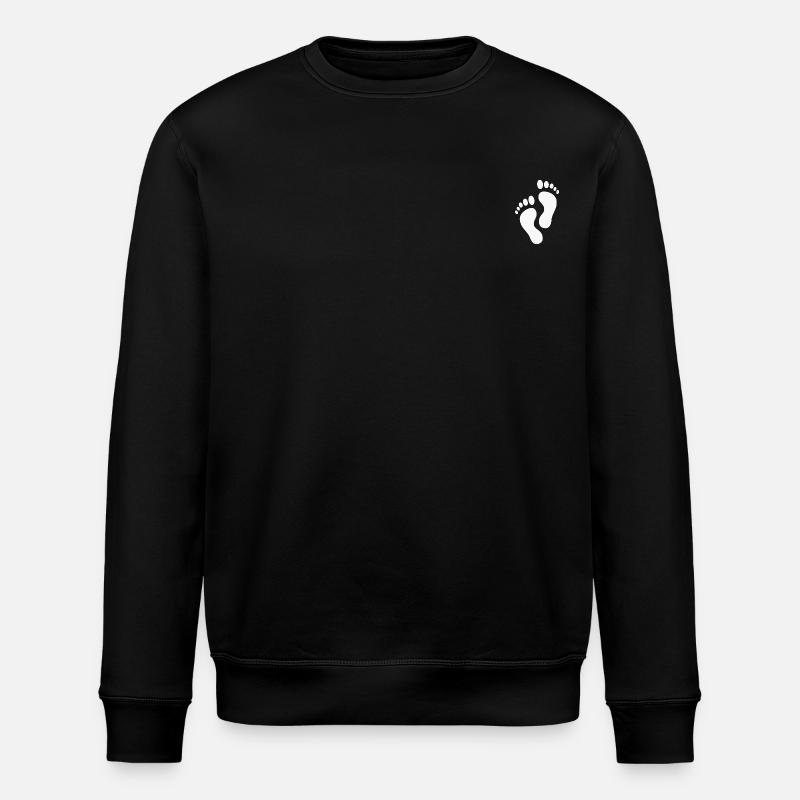 Barfuß Füße - Stanley/Stella Unisex Bio-Sweatshirt ROLLER - Schwarz