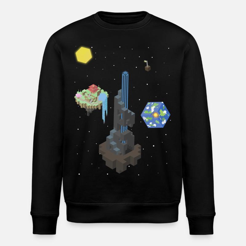 l'espace cubique - Sweat bio ROLLER Stanley/Stella Unisexe - noir