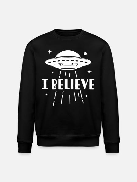I Believe - Stanley/Stella ROLLER Unisex Organic Sweatshirt - black