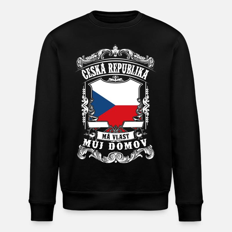 Česká republika - Czech republic - Tschechien - Sweat bio ROLLER Stanley/Stella Unisexe - noir