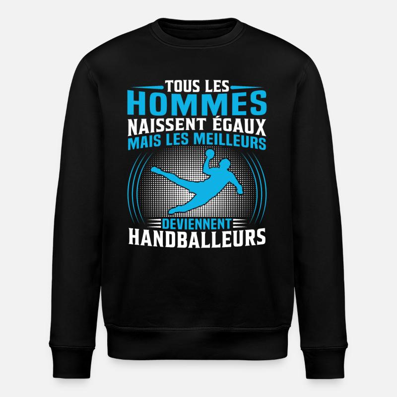 les meilleurs deviennent handballeurs - Sweat bio ROLLER Stanley/Stella Unisexe - noir