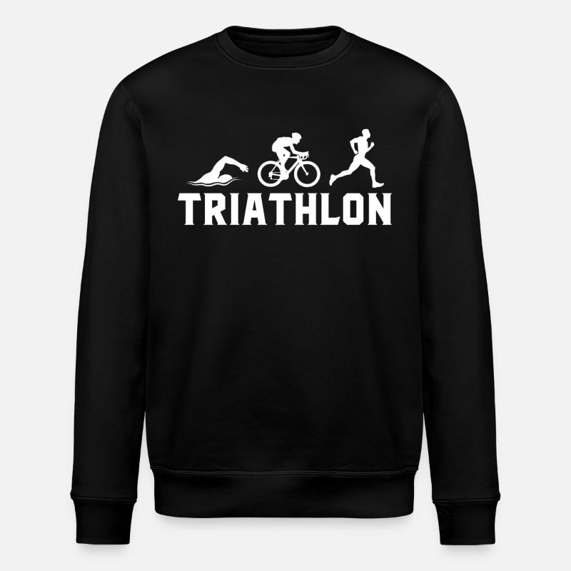 Triathlon - Stanley/Stella Unisex Bio-Sweatshirt ROLLER - Schwarz
