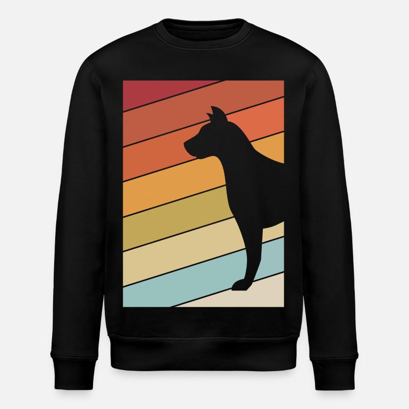 Hund - Stanley/Stella Unisex Bio-Sweatshirt ROLLER - Schwarz