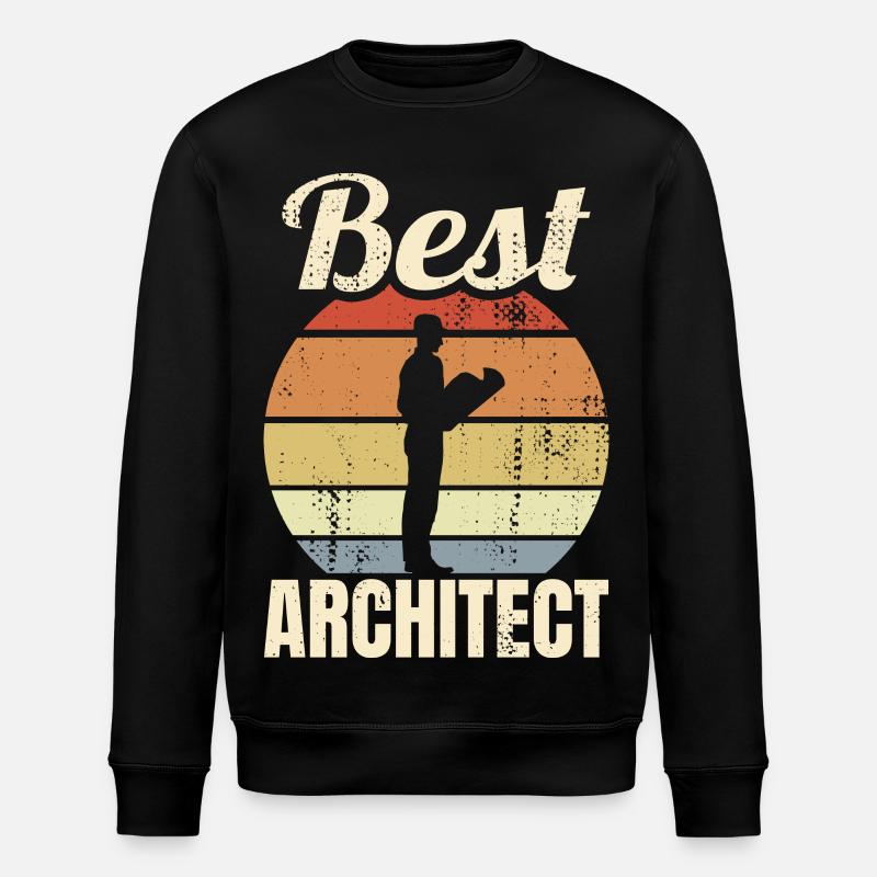 Toller Architekt - Stanley/Stella Unisex Bio-Sweatshirt ROLLER - Schwarz