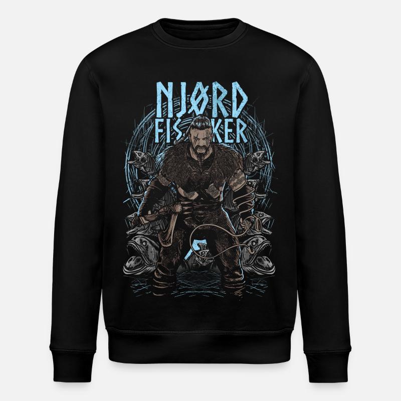 Njørd Fisker - Viking - blue - Stanley/Stella Unisex Bio-Sweatshirt ROLLER - Schwarz