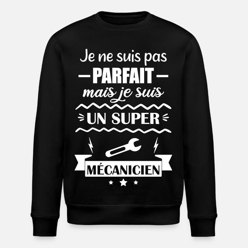Super Mécanicien Garage Outils mécano - Sweat bio ROLLER Stanley/Stella Unisexe - noir