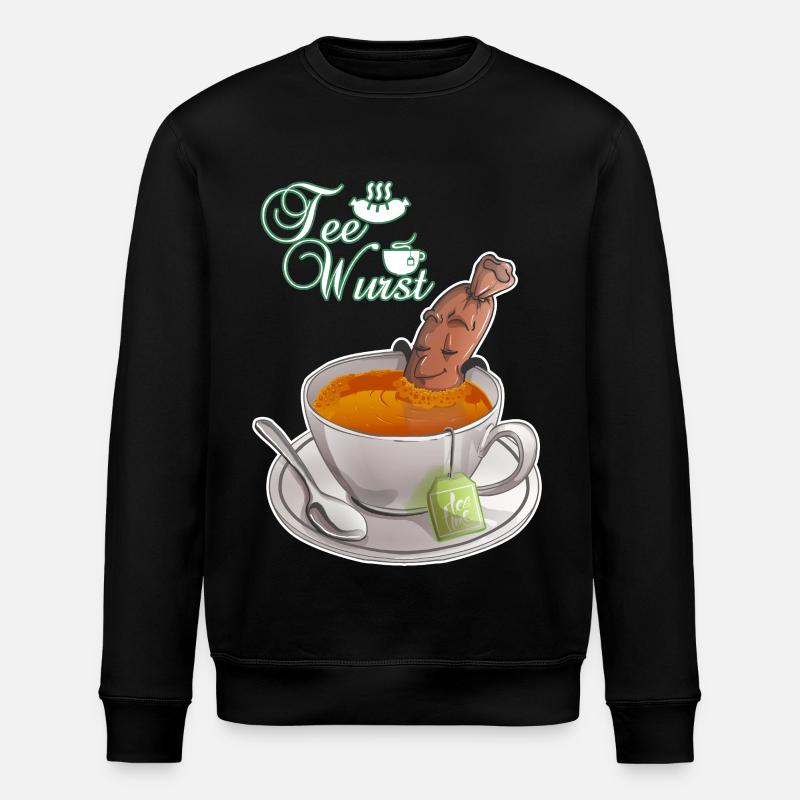 Teewurst  - Stanley/Stella Unisex Bio-Sweatshirt ROLLER - Schwarz