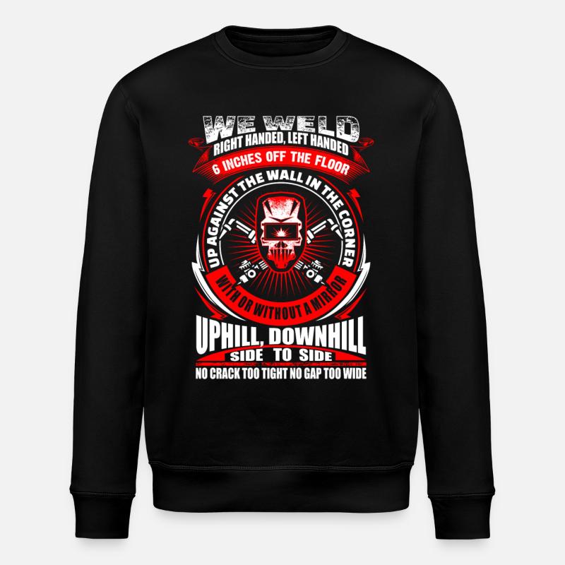 We Weld - Welder - EN - Sweat bio ROLLER Stanley/Stella Unisexe - noir