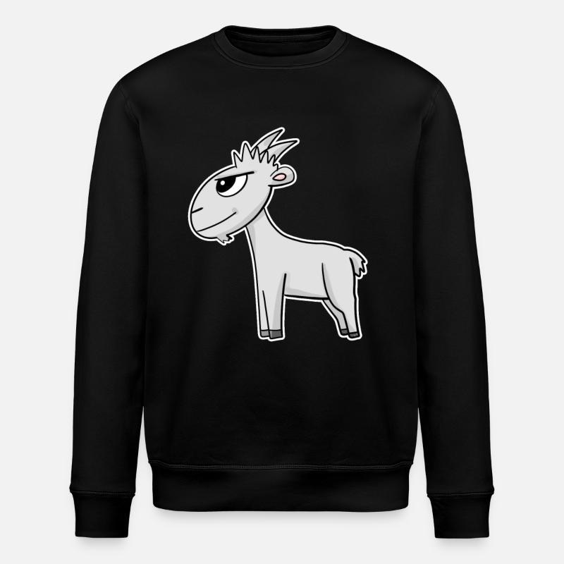 Ziege - Stanley/Stella Unisex Bio-Sweatshirt ROLLER - Schwarz