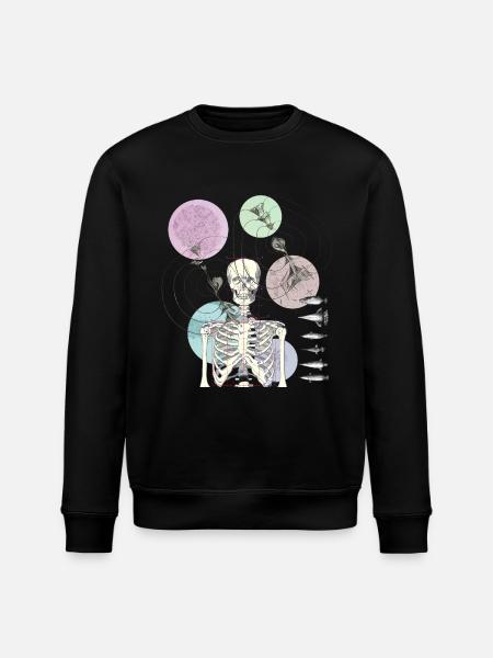 squeletto - Sweat bio ROLLER Stanley/Stella Unisexe - noir