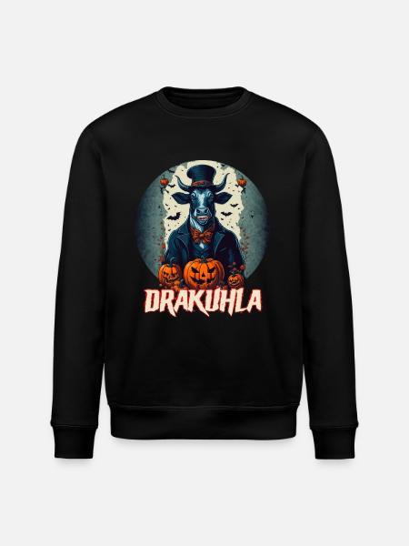Dracula Vache Vampire Drakuhla - Sweat bio ROLLER Stanley/Stella Unisexe - noir