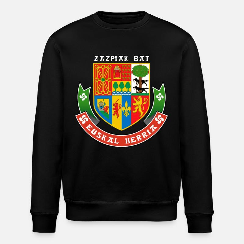 Euskal Herria - Pays Basque 91 - Sweat bio ROLLER Stanley/Stella Unisexe - noir