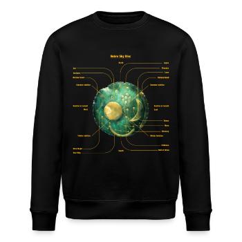 Sky Disc - Stanley/Stella ROLLER Unisex Organic Sweatshirt - black - Front - Nik (191cm)