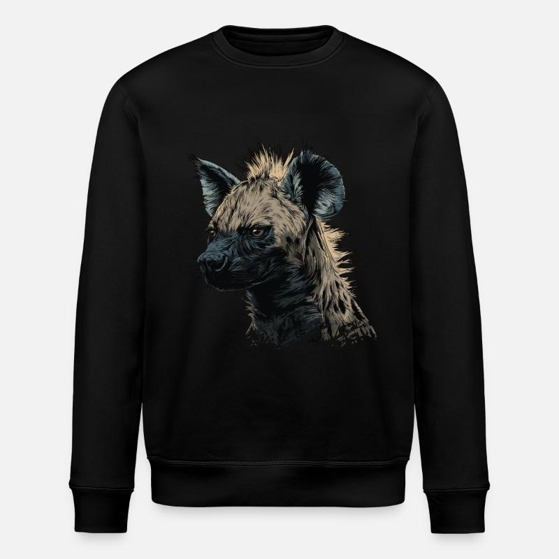 Punkrock Hyäne - Stanley/Stella Unisex Bio-Sweatshirt ROLLER - Schwarz